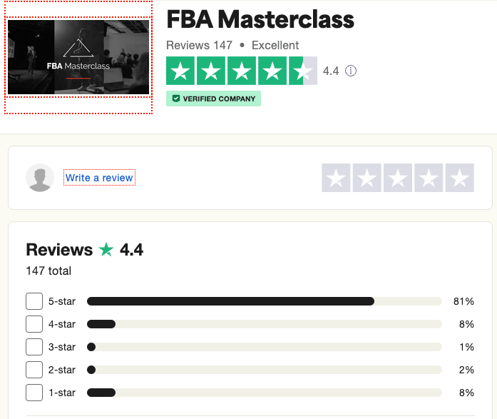 the fba startup review The FBA Masterclass Positive reviews online Screenshot 2024 02 25 at 7.49.04 am